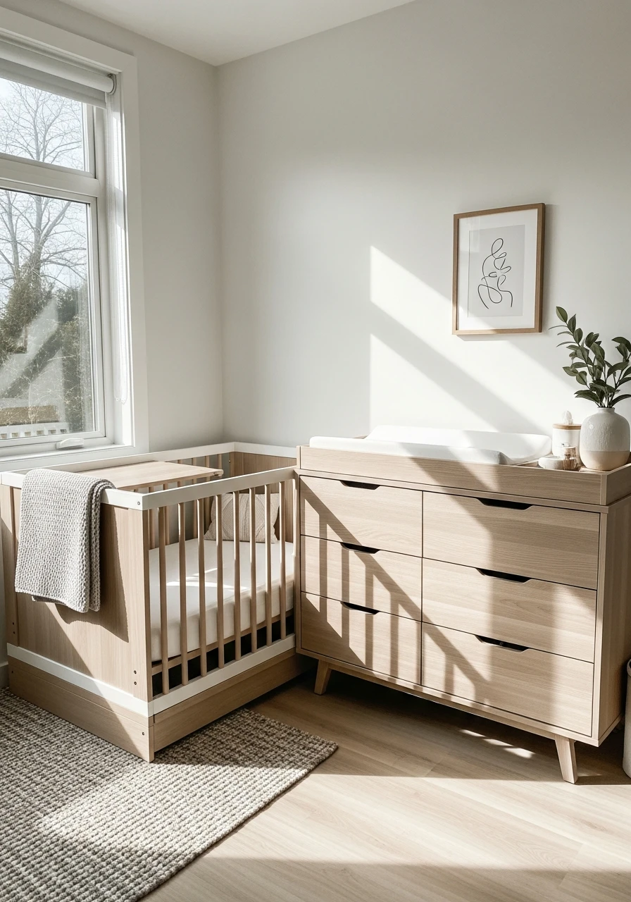 Furniture That Converts Later - 50 Genius Small Nursery Ideas That Maximize Space and Look Expensive
