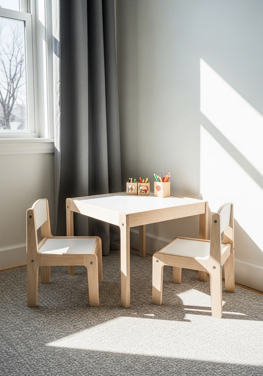 Tiny Furniture for Toddlers - 50 Genius Small Nursery Ideas That Maximize Space and Look Expensive