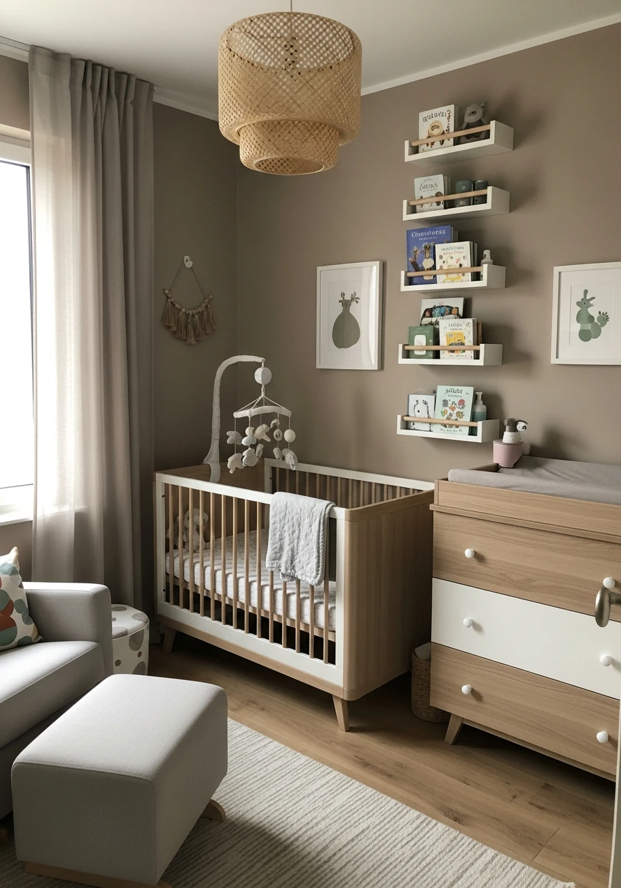 Flexible Gender-Neutral - 50 Genius Small Nursery Ideas That Maximize Space and Look Expensive