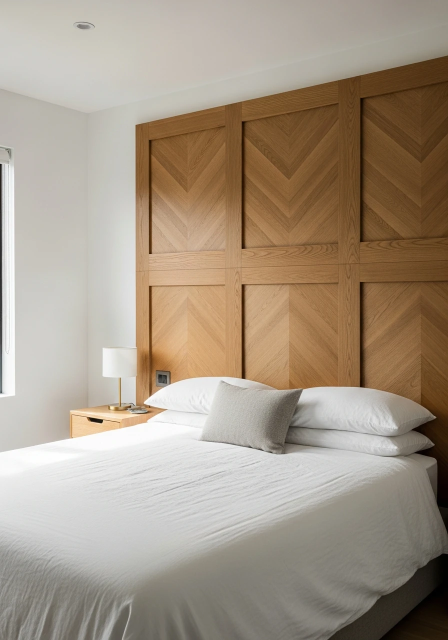 Statement Headboard Focus - 50 Simple Spare Bedroom Ideas That Look High-End on a Budget