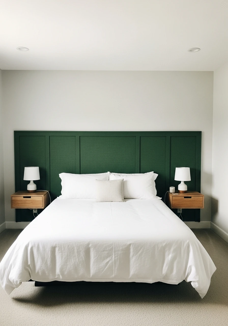 Wallpaper Accent Wall - 50 Simple Spare Bedroom Ideas That Look High-End on a Budget