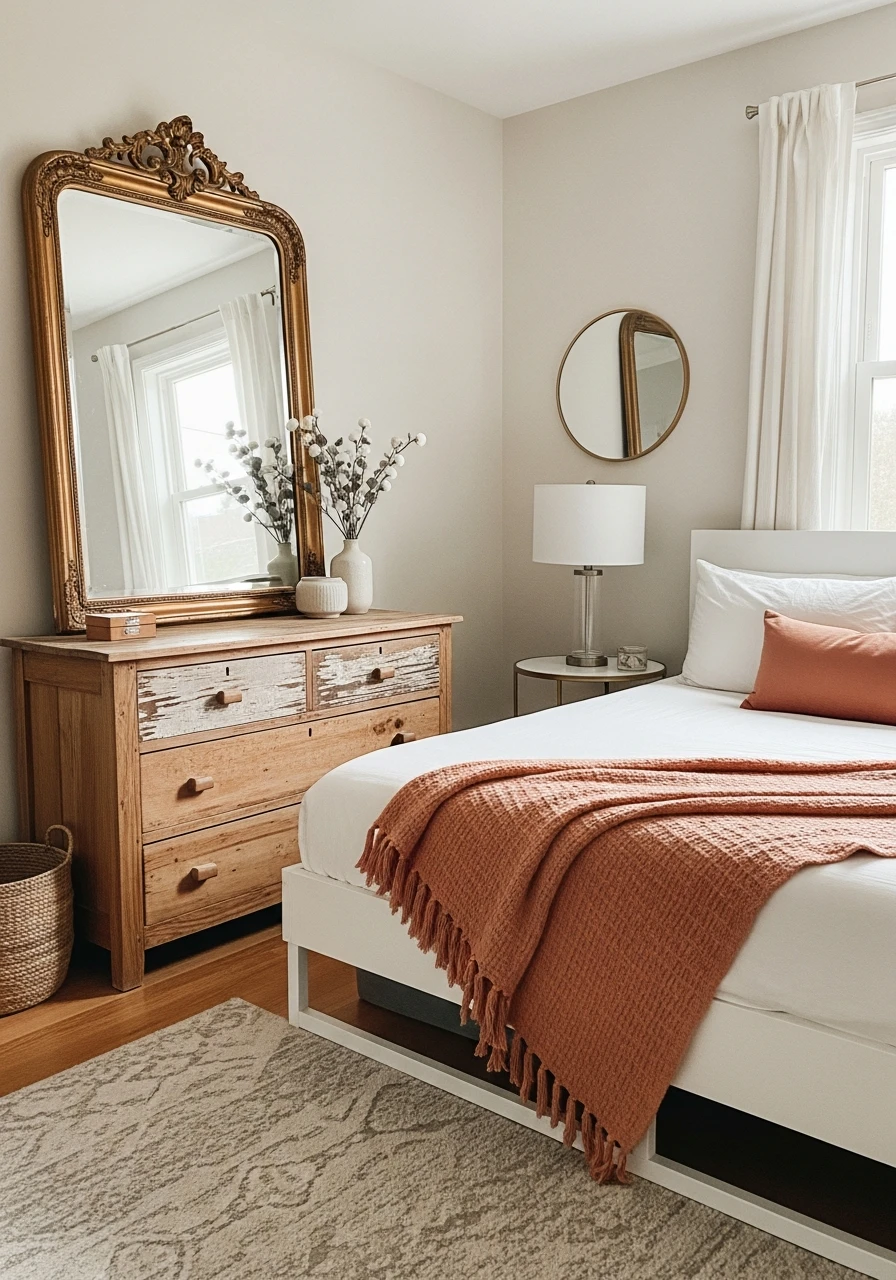Mix Vintage and Modern - 50 Simple Spare Bedroom Ideas That Look High-End on a Budget