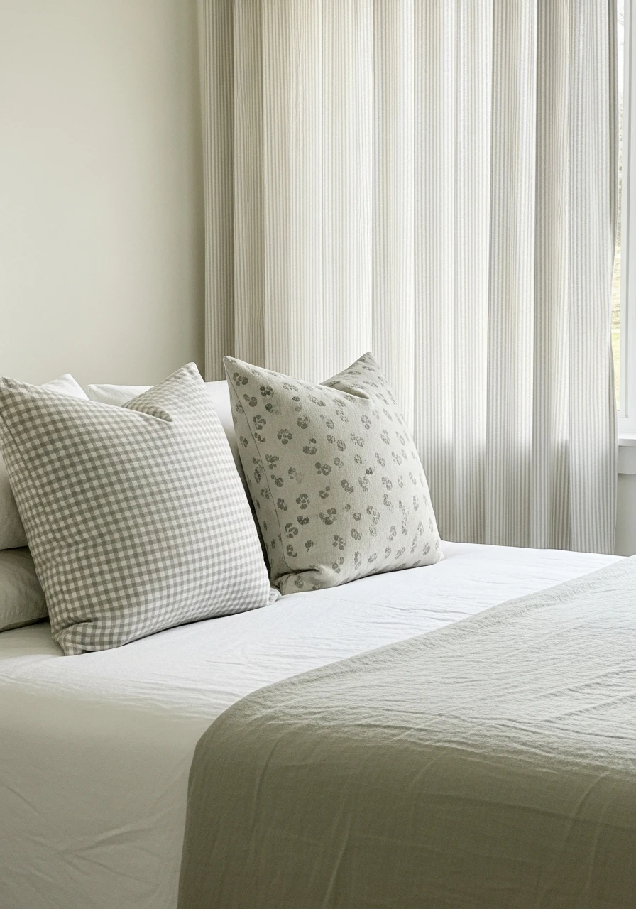 Focus on Subtle Patterns - 50 Simple Spare Bedroom Ideas That Look High-End on a Budget