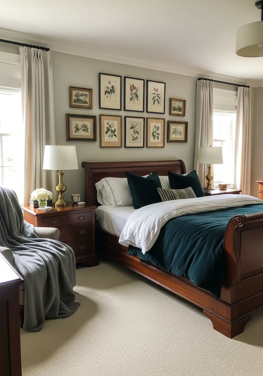 Collected Traditional Style - 50 Simple Spare Bedroom Ideas That Look High-End on a Budget