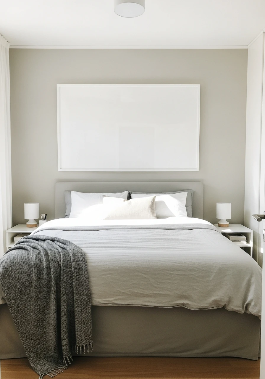 Art as Focal Point - 50 Simple Spare Bedroom Ideas That Look High-End on a Budget