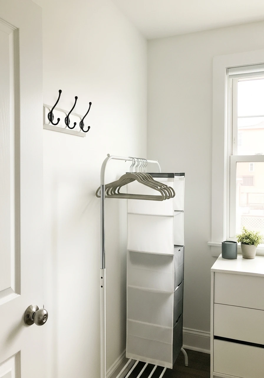 Provide Clothing Storage - 50 Simple Spare Bedroom Ideas That Look High-End on a Budget