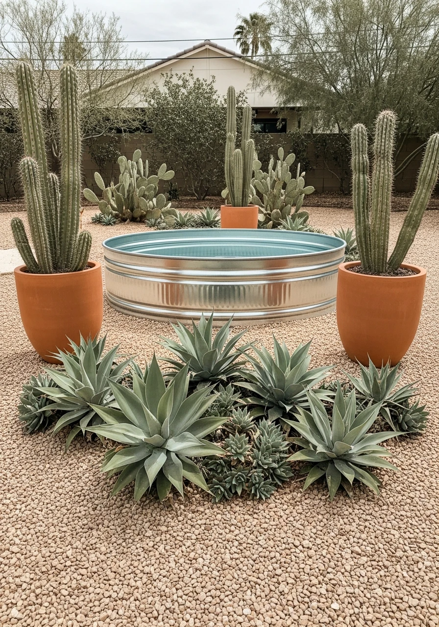 Desert Vibe Landscaping - 50 Genius Stock Tank Pool Ideas for a High-End Look on a Budget