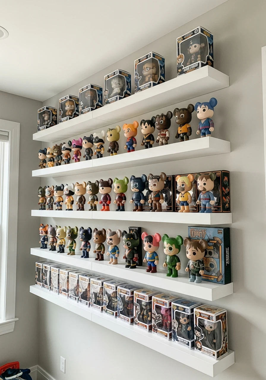 Display Favorite Collectibles - 50 Toy Storage Ideas That Hide Clutter Like Magic