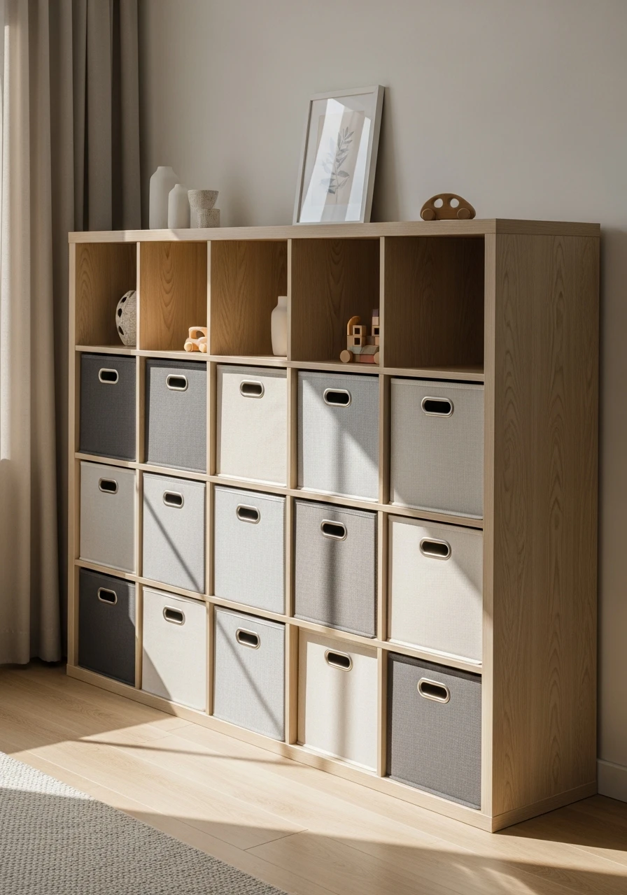 Fabric Drawers Hide Toys - 50 Toy Storage Ideas That Hide Clutter Like Magic