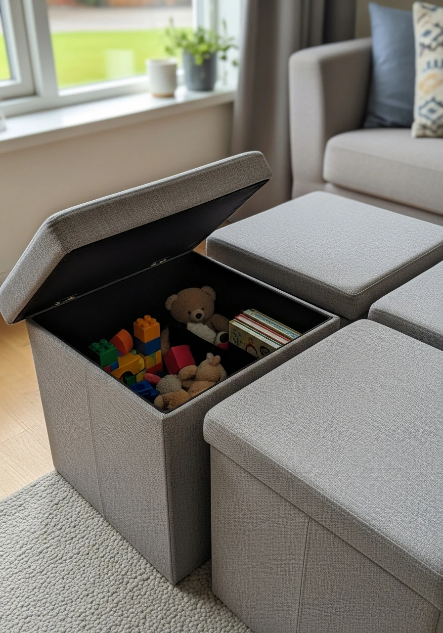 Seating Plus Hidden Storage - 50 Toy Storage Ideas That Hide Clutter Like Magic