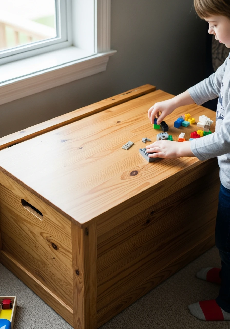 Box That Doubles As Table - 50 Toy Storage Ideas That Hide Clutter Like Magic