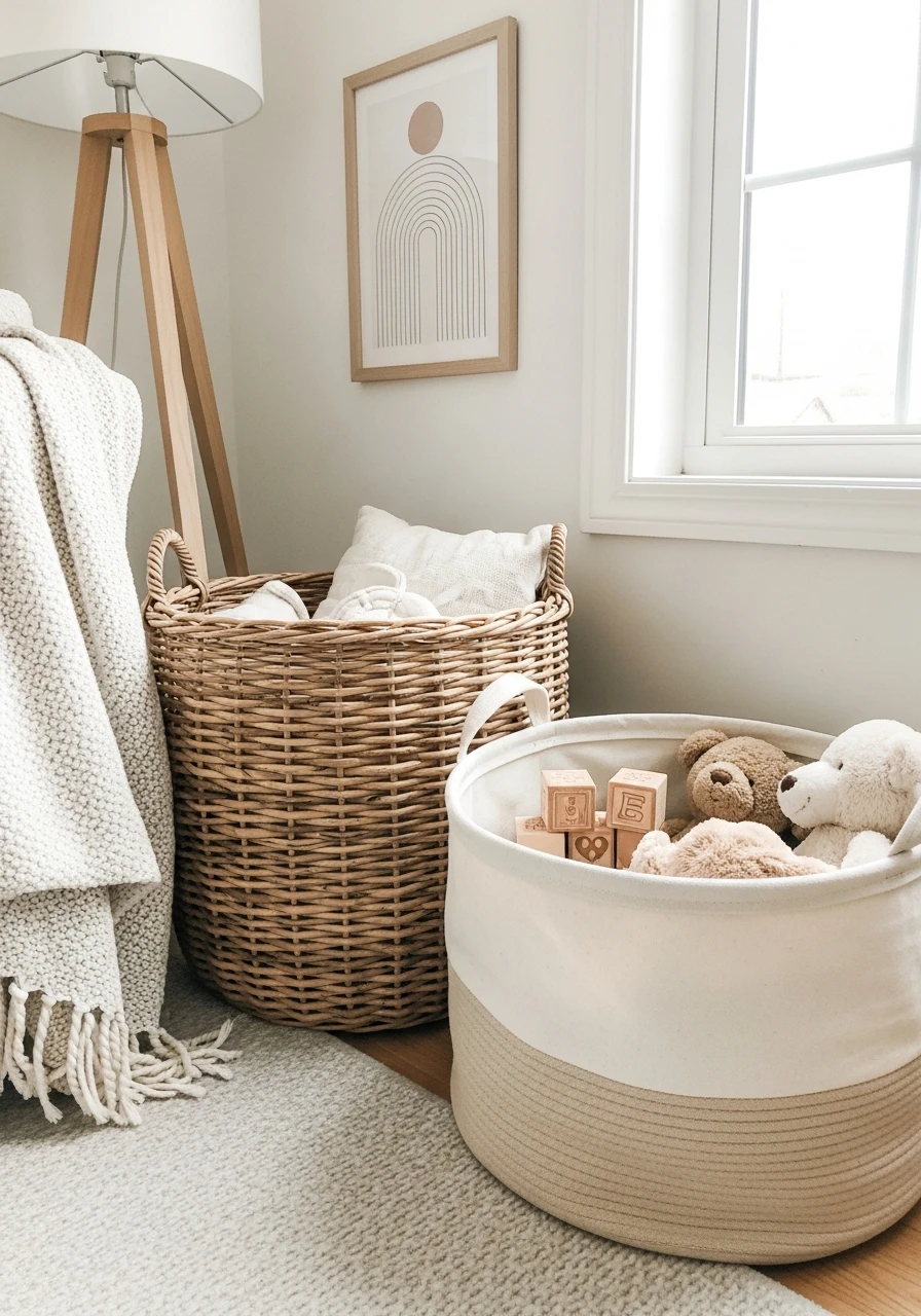 Baskets That Match Your Decor - 50 Toy Storage Ideas That Hide Clutter Like Magic