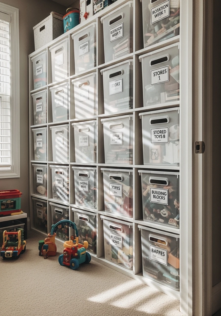 Start A Toy Rotation - 50 Toy Storage Ideas That Hide Clutter Like Magic