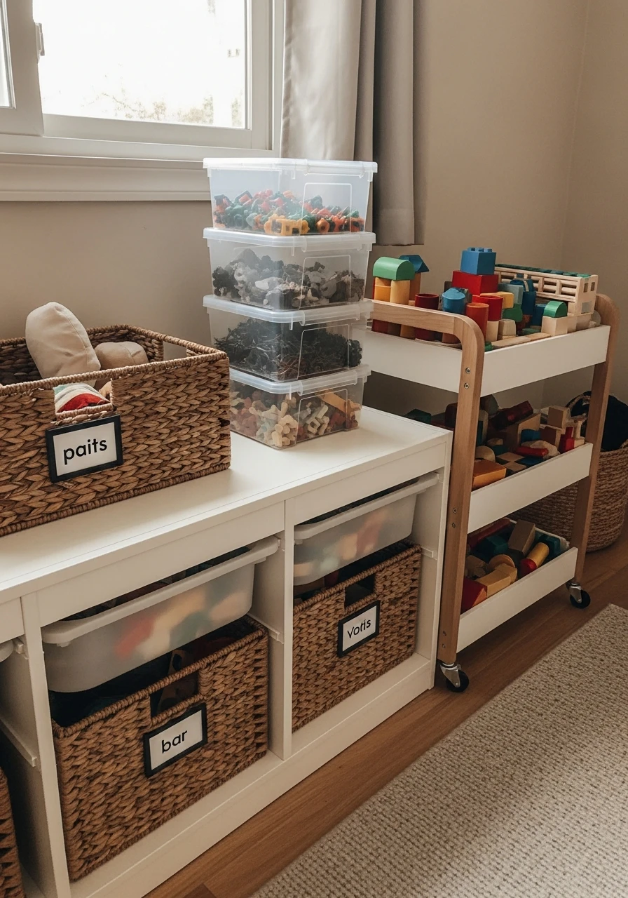 Stick To Daily Cleanup - 50 Toy Storage Ideas That Hide Clutter Like Magic
