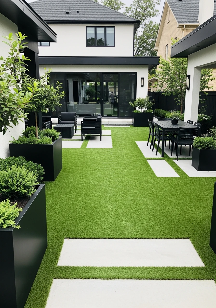 Modern Black and Green Turf Aesthetic