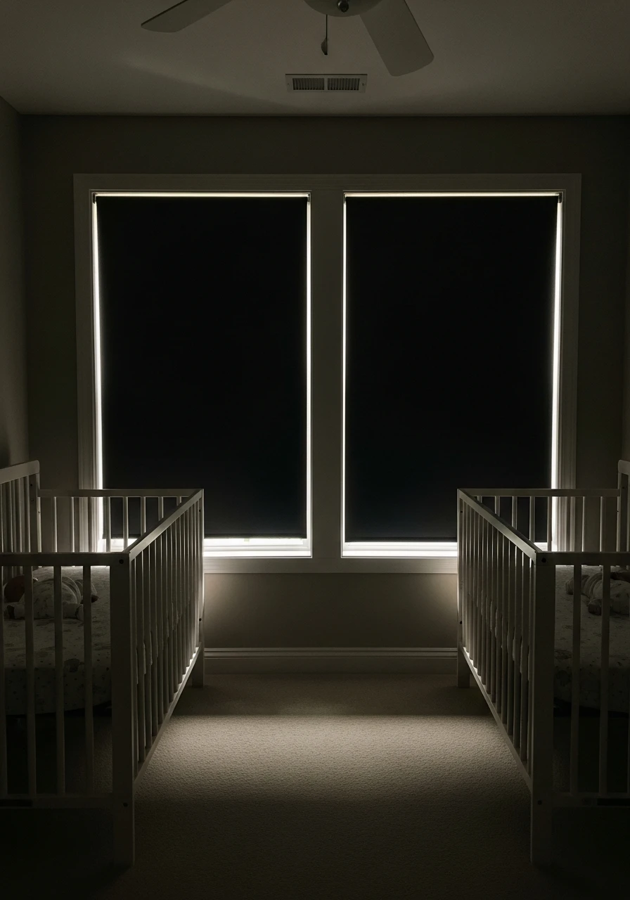 Blackout Window Treatments - 50 Brilliant Twin Nursery Ideas for a Beautiful & Functional Space