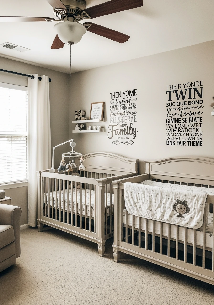 Inspirational Quotes - 50 Brilliant Twin Nursery Ideas for a Beautiful & Functional Space