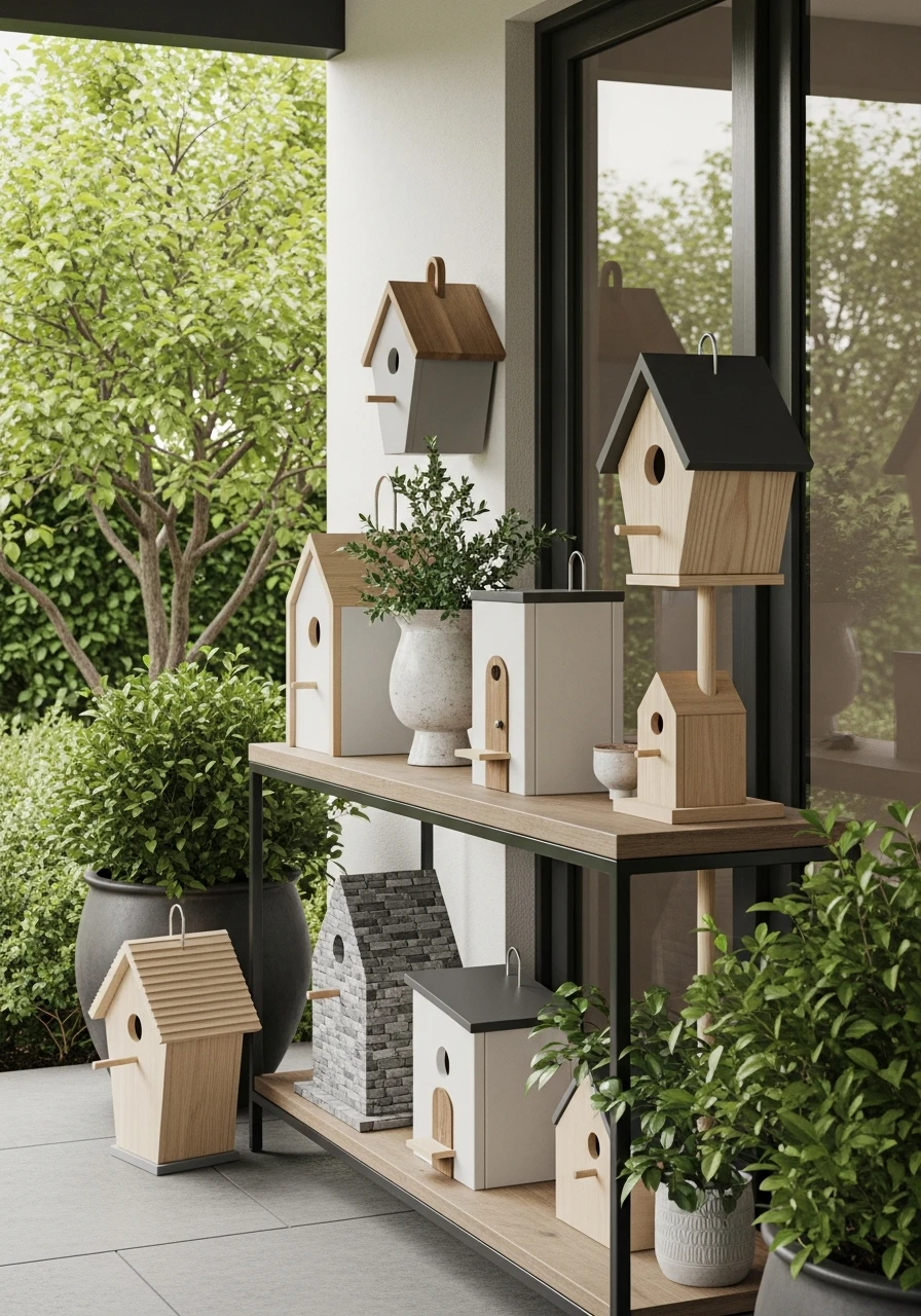 Chic Birdhouses: Tiny Home Style