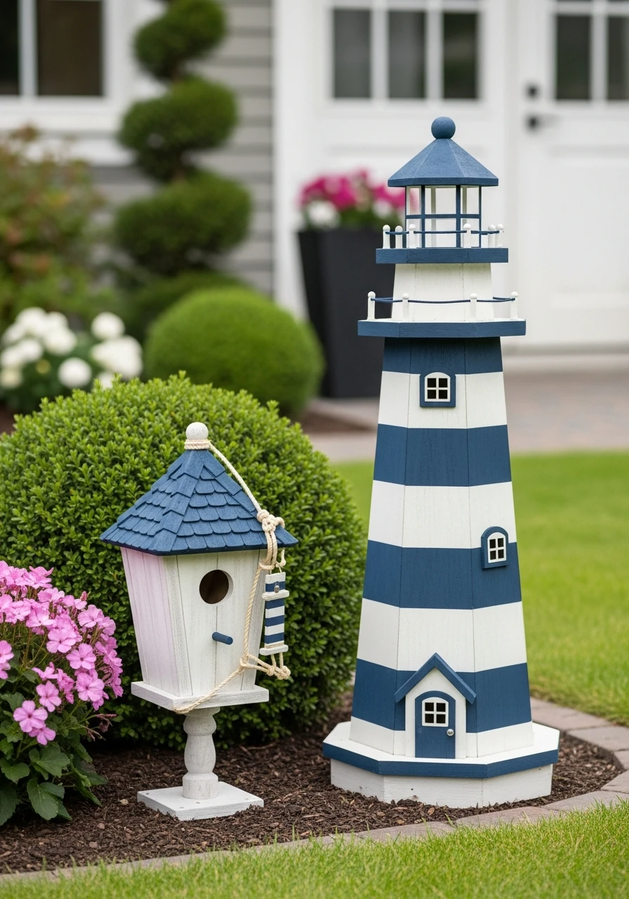 Coastal Lighthouse Birdhouse