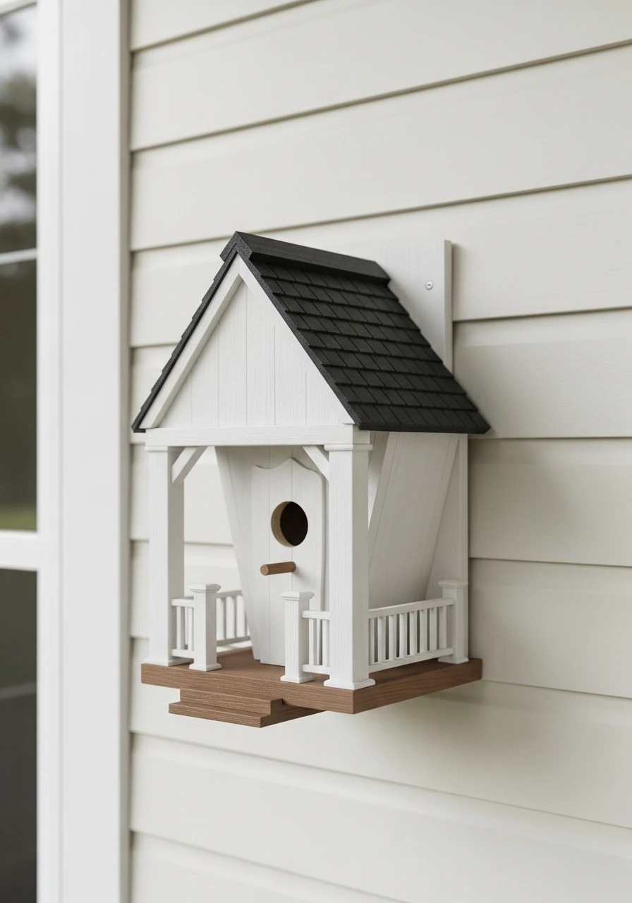 Modern Porch-Style Birdhouse