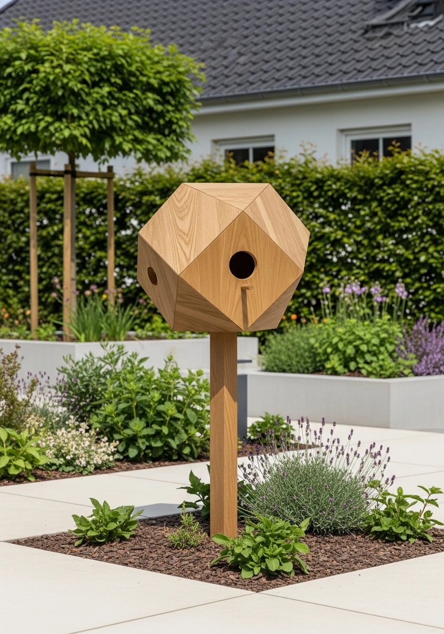 Polygon-Shape Designer Birdhouse