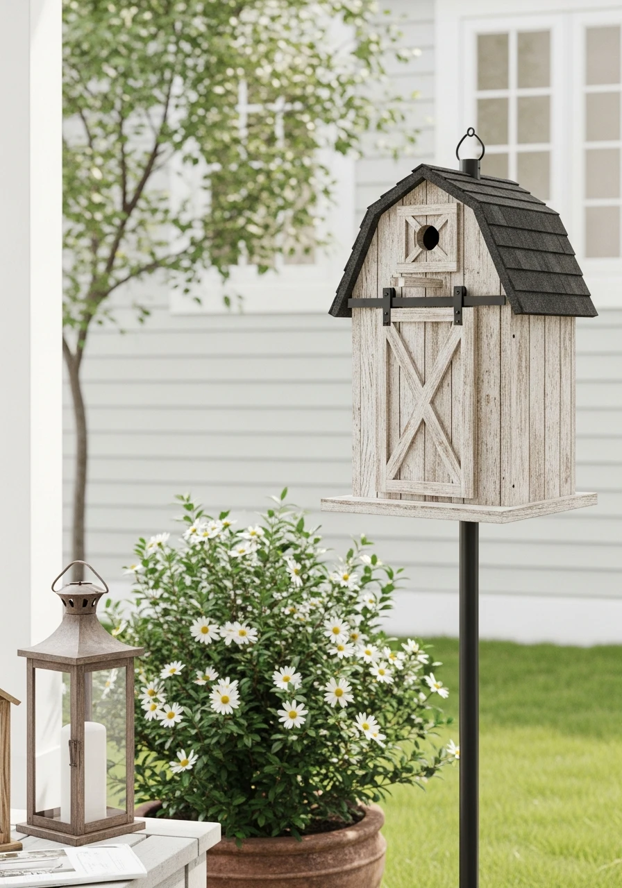 Barn-Style Farmhouse Birdhouse