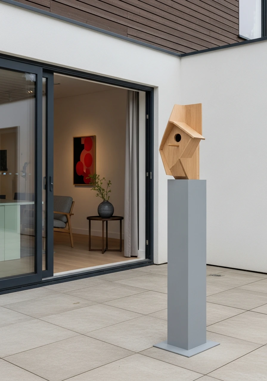 Artistic Museum-Style Designer Birdhouse