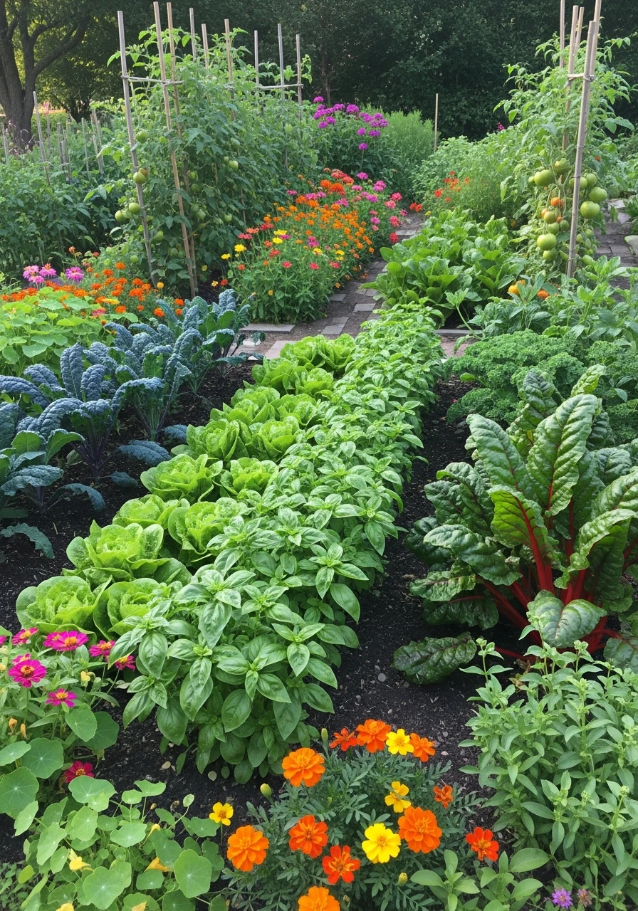 Multi-Layered Edible Landscape - 55 Clever Vegetable Garden Ideas for a Dreamy Harvest