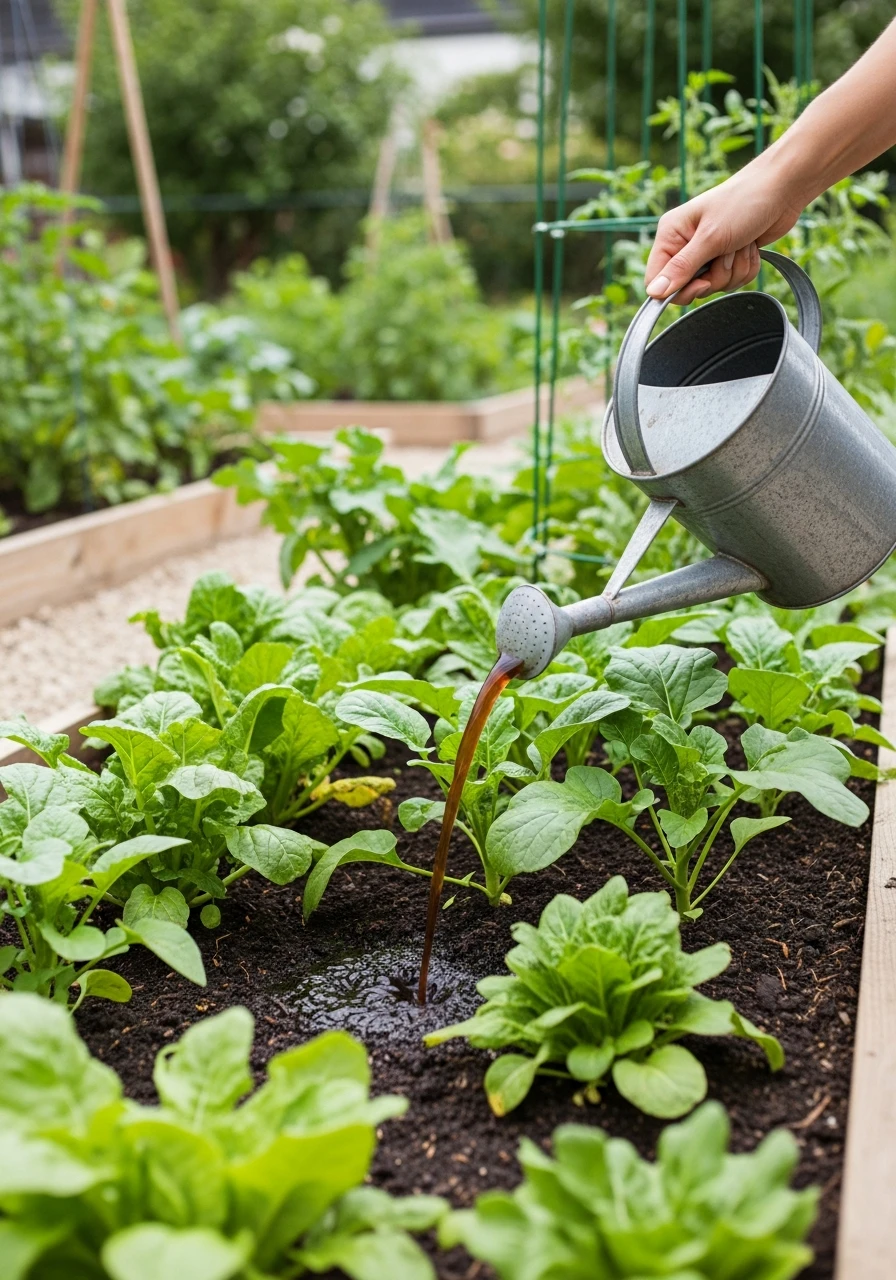 Compost Tea Feedings - 55 Clever Vegetable Garden Ideas for a Dreamy Harvest