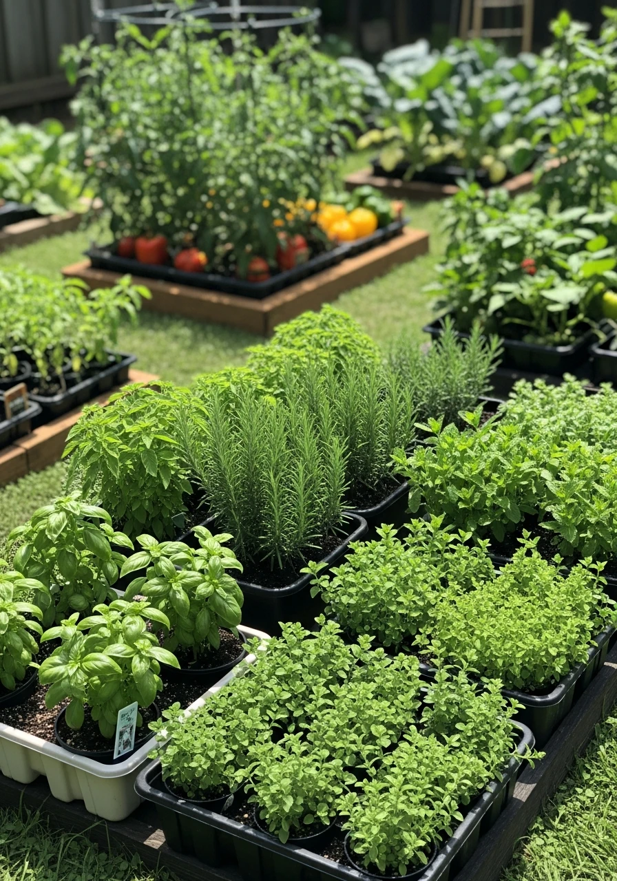 Seasonal Herb Rotation - 55 Clever Vegetable Garden Ideas for a Dreamy Harvest