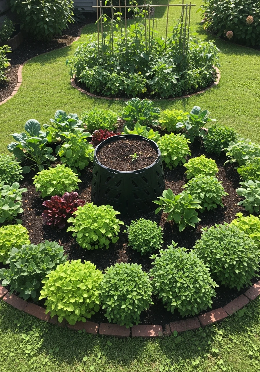 Keyhole Garden Design - 55 Clever Vegetable Garden Ideas for a Dreamy Harvest