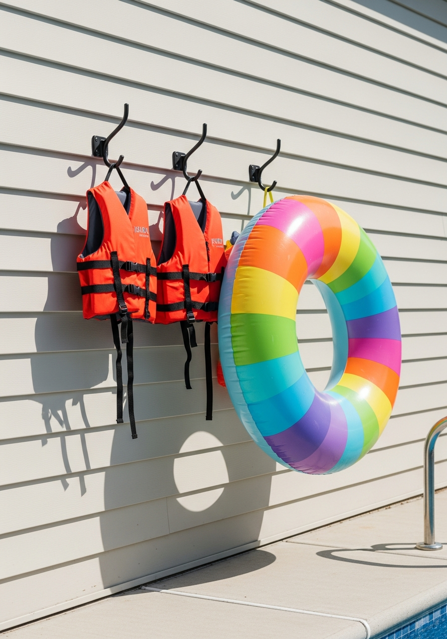 12. Wall Mounted Hook System