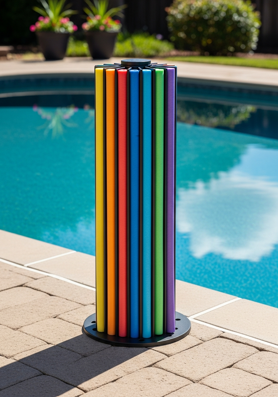 15. Vertical Pool Float Rack