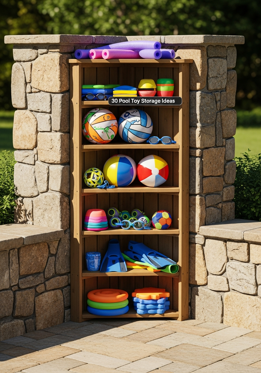 17. Corner Pool Storage Tower