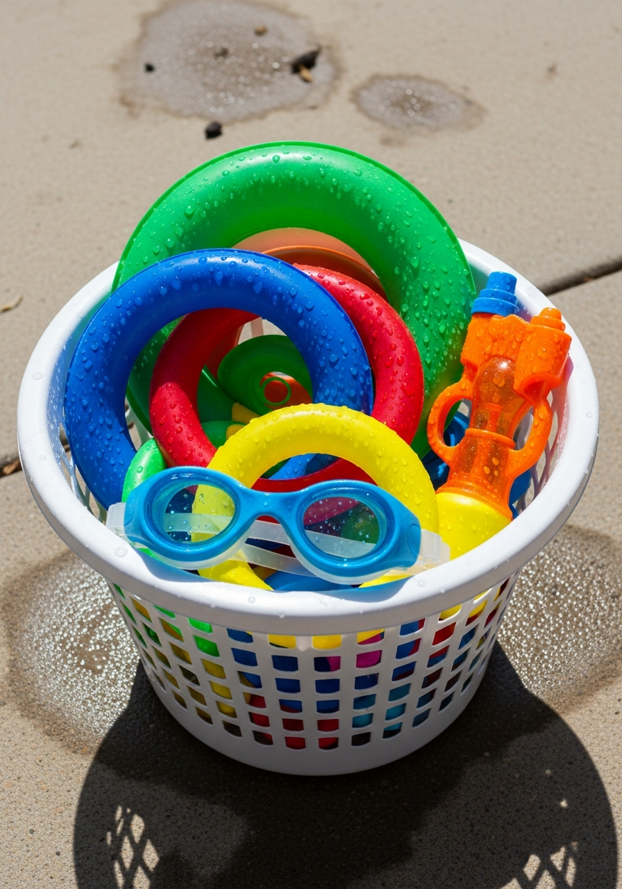 8. Repurposed Laundry Basket Bin