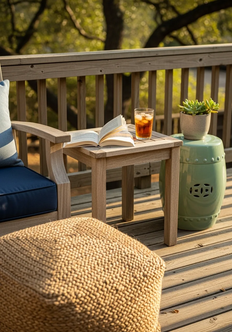 19. Use Side Tables Ottomans