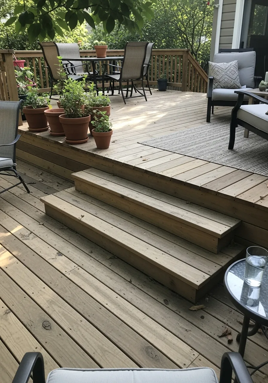 25. Build Multi-Level Deck Look