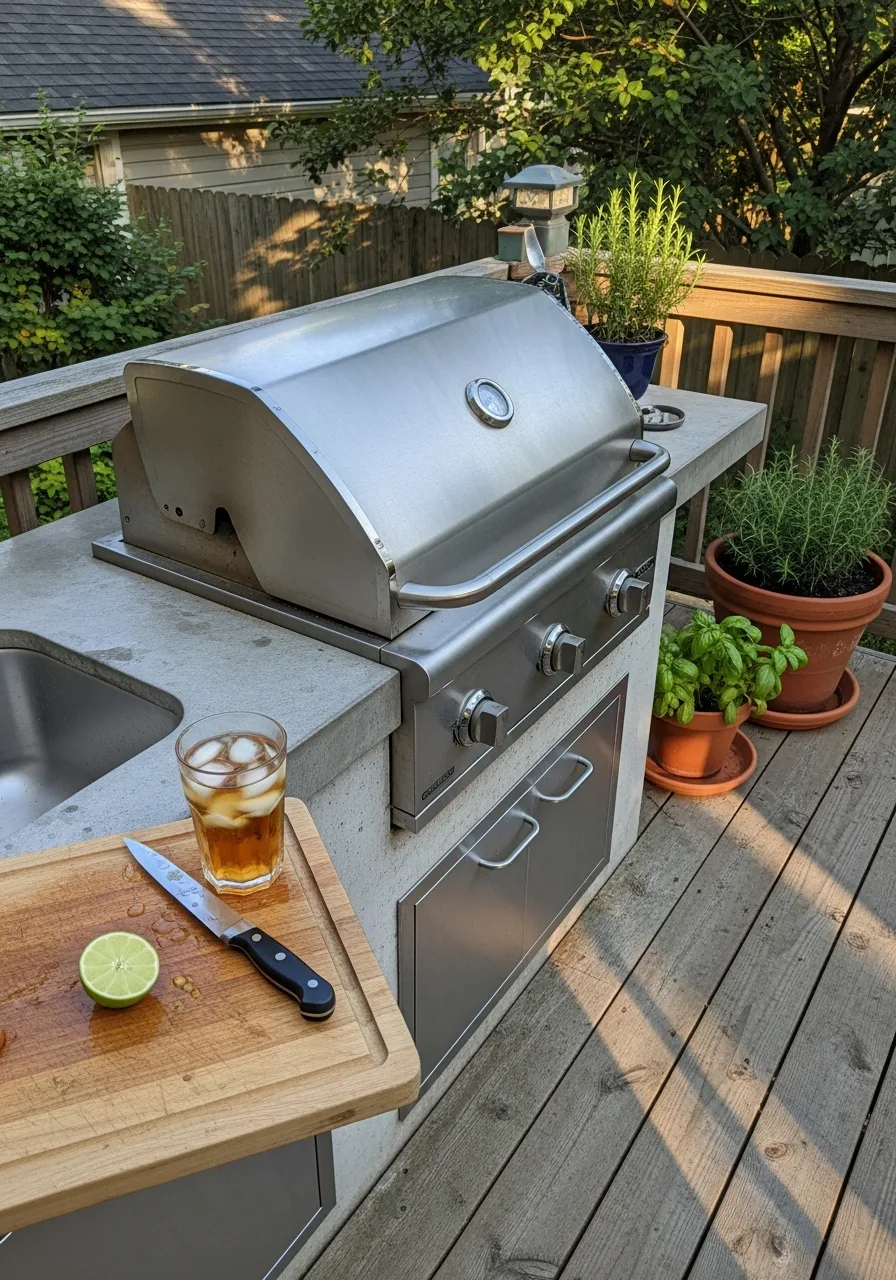 33. Create Outdoor Kitchen Area