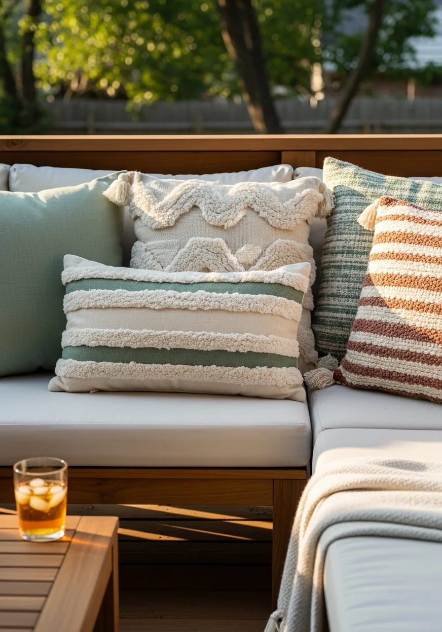 4. Decorate with Throw Pillows
