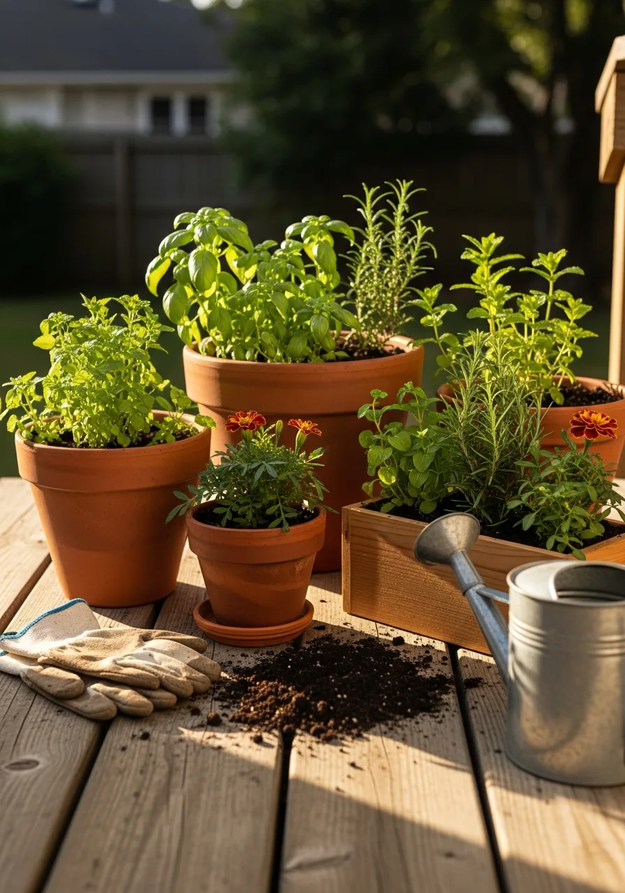 8. Create a Mini Garden