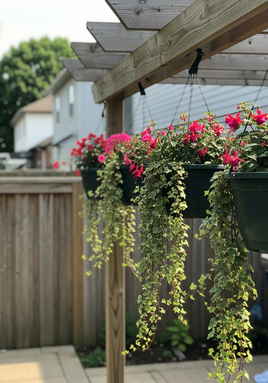11. Hanging Flower Baskets