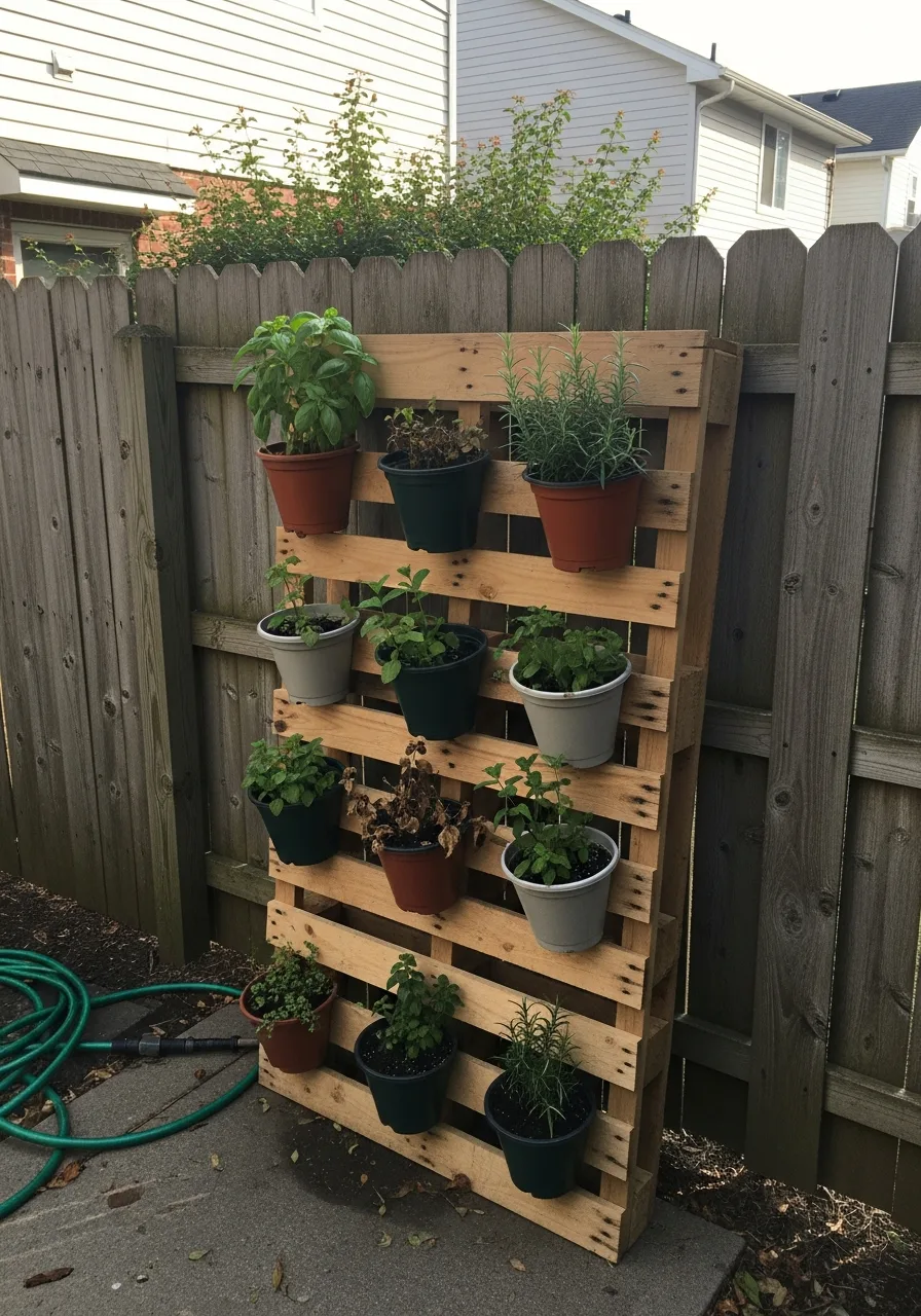 12. Vertical Herb Garden