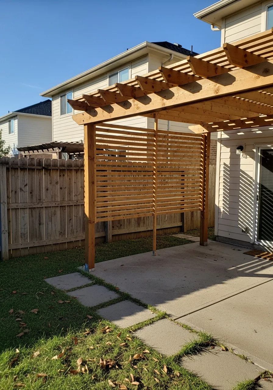 13. Pergola With Slats