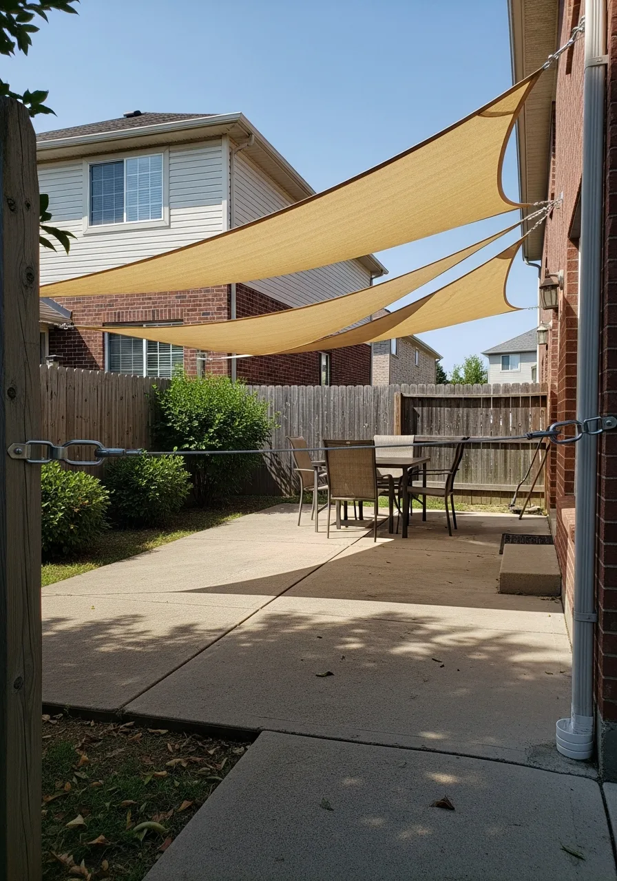 15. Patio Shade Sails