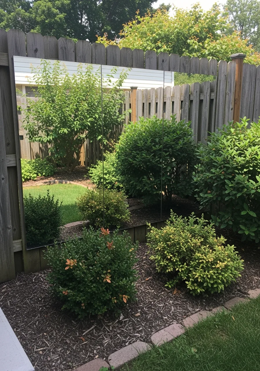 26. Outdoor Garden Mirrors