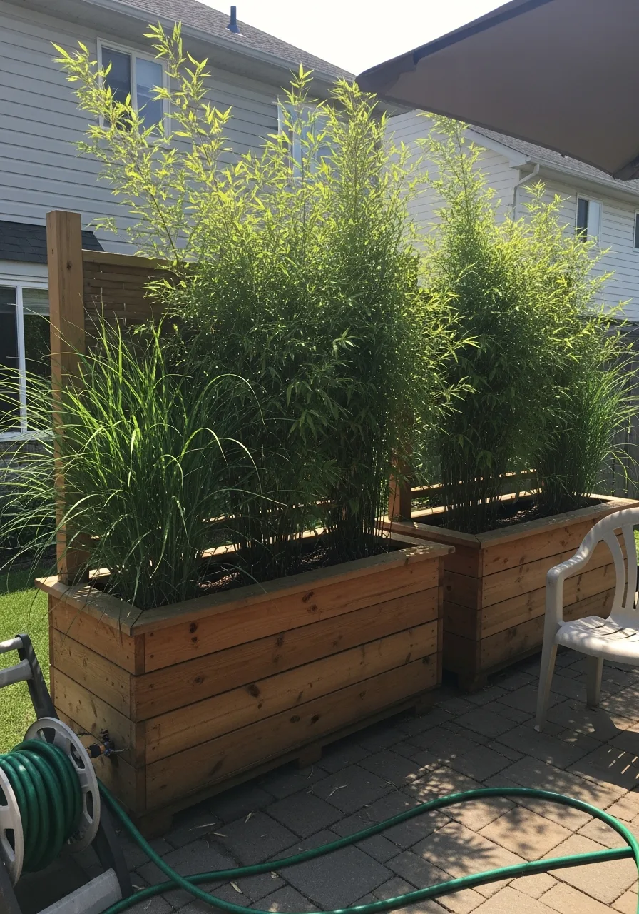 8. Large Planter Boxes