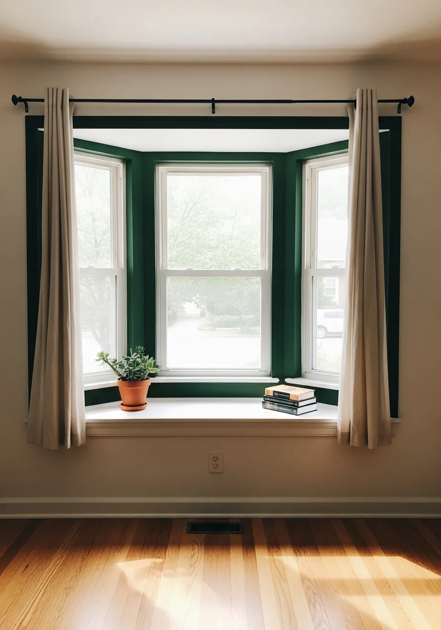 28. Accent Wall Around Bay