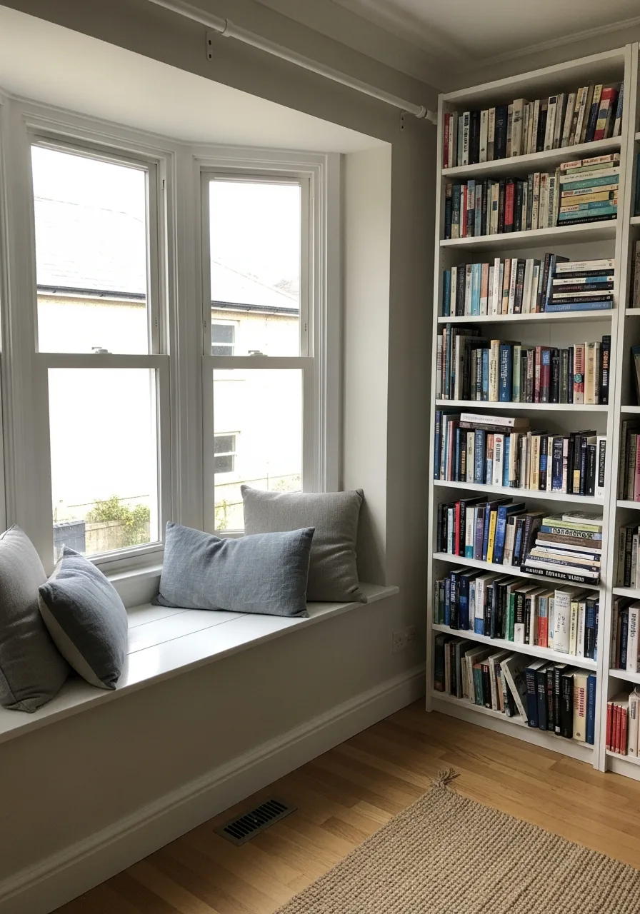 33. Bay Window Library Corner