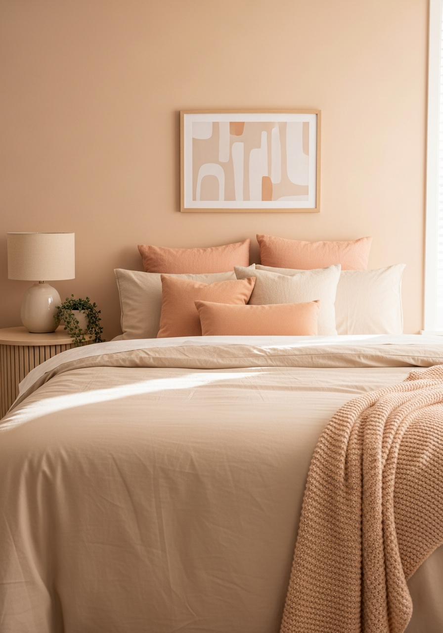 19. Soft Peach and Beige