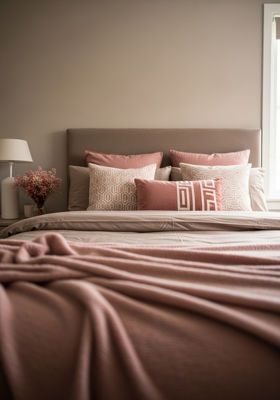 29. Dusty Rose and Taupe